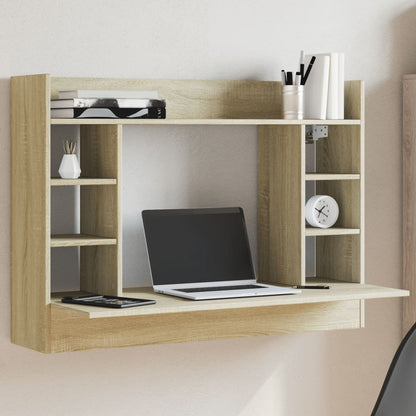 Væghængt Skrivebord 105X48X75 Cm Konstrueret Træ