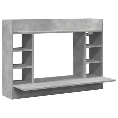 Væghængt Skrivebord 105X48X75 Cm Konstrueret Træ