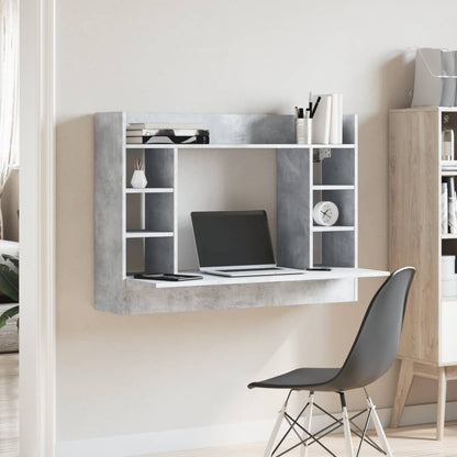 Væghængt Skrivebord 105X48X75 Cm Konstrueret Træ