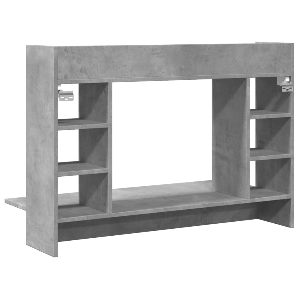 Væghængt Skrivebord 105X48X75 Cm Konstrueret Træ