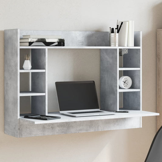 Væghængt Skrivebord 105X48X75 Cm Konstrueret Træ