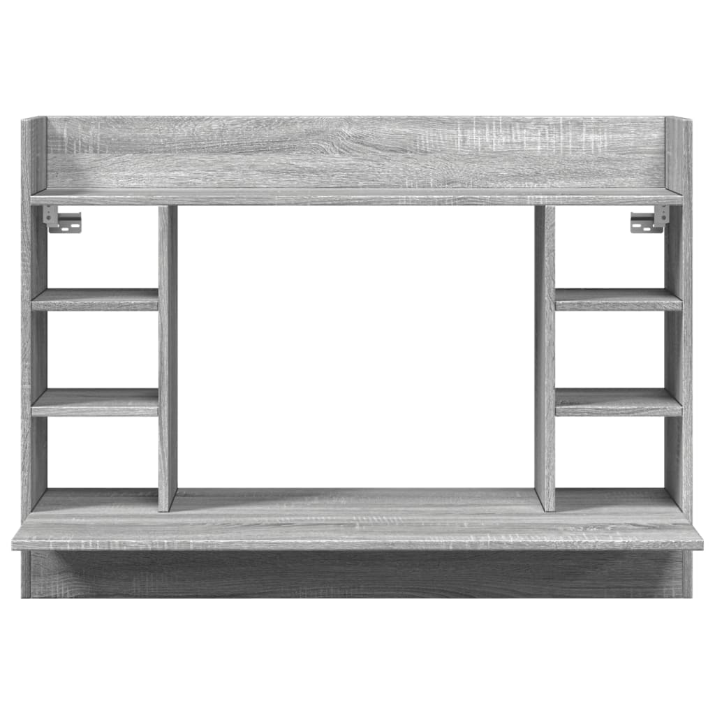 Væghængt Skrivebord 105X48X75 Cm Konstrueret Træ