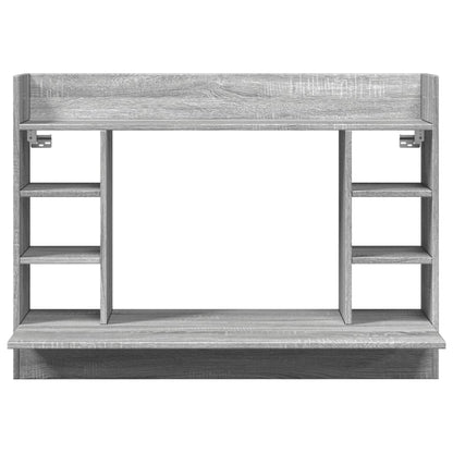 Væghængt Skrivebord 105X48X75 Cm Konstrueret Træ