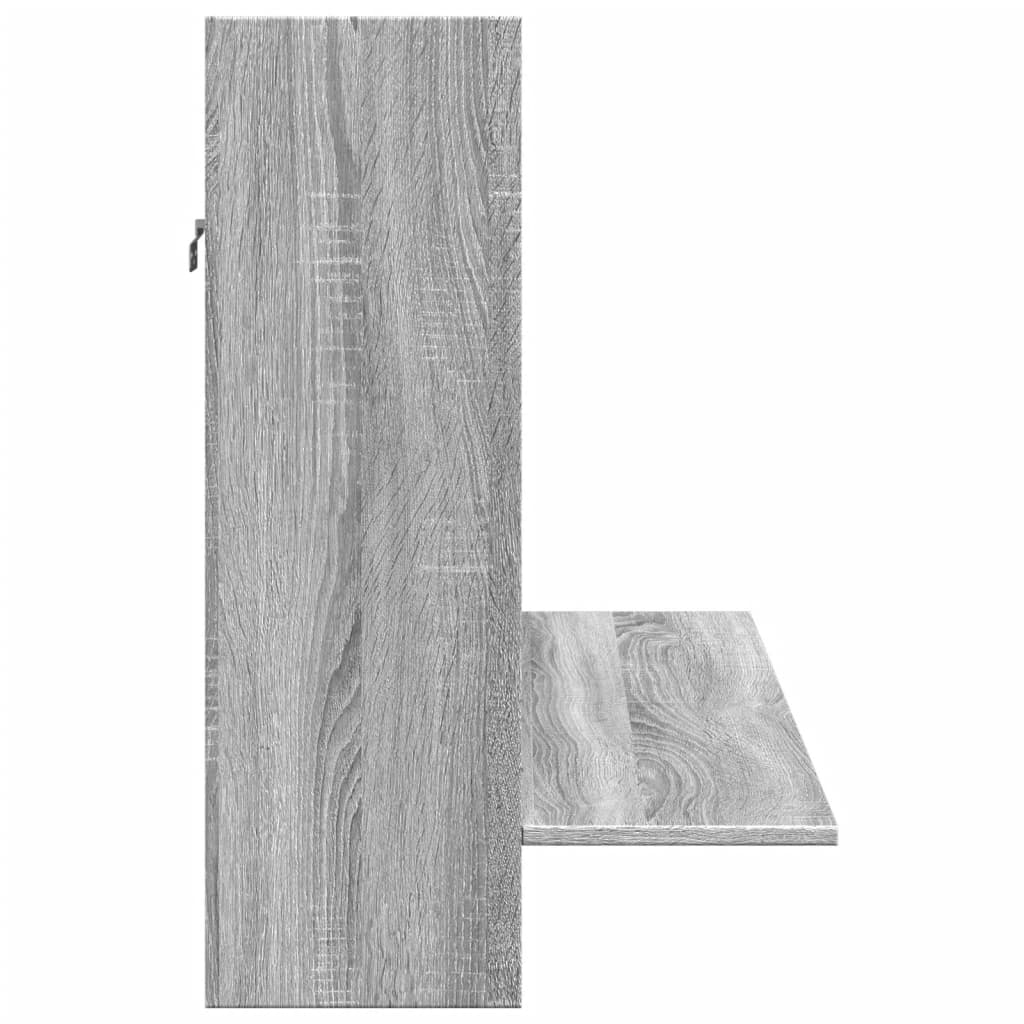 Væghængt Skrivebord 105X48X75 Cm Konstrueret Træ
