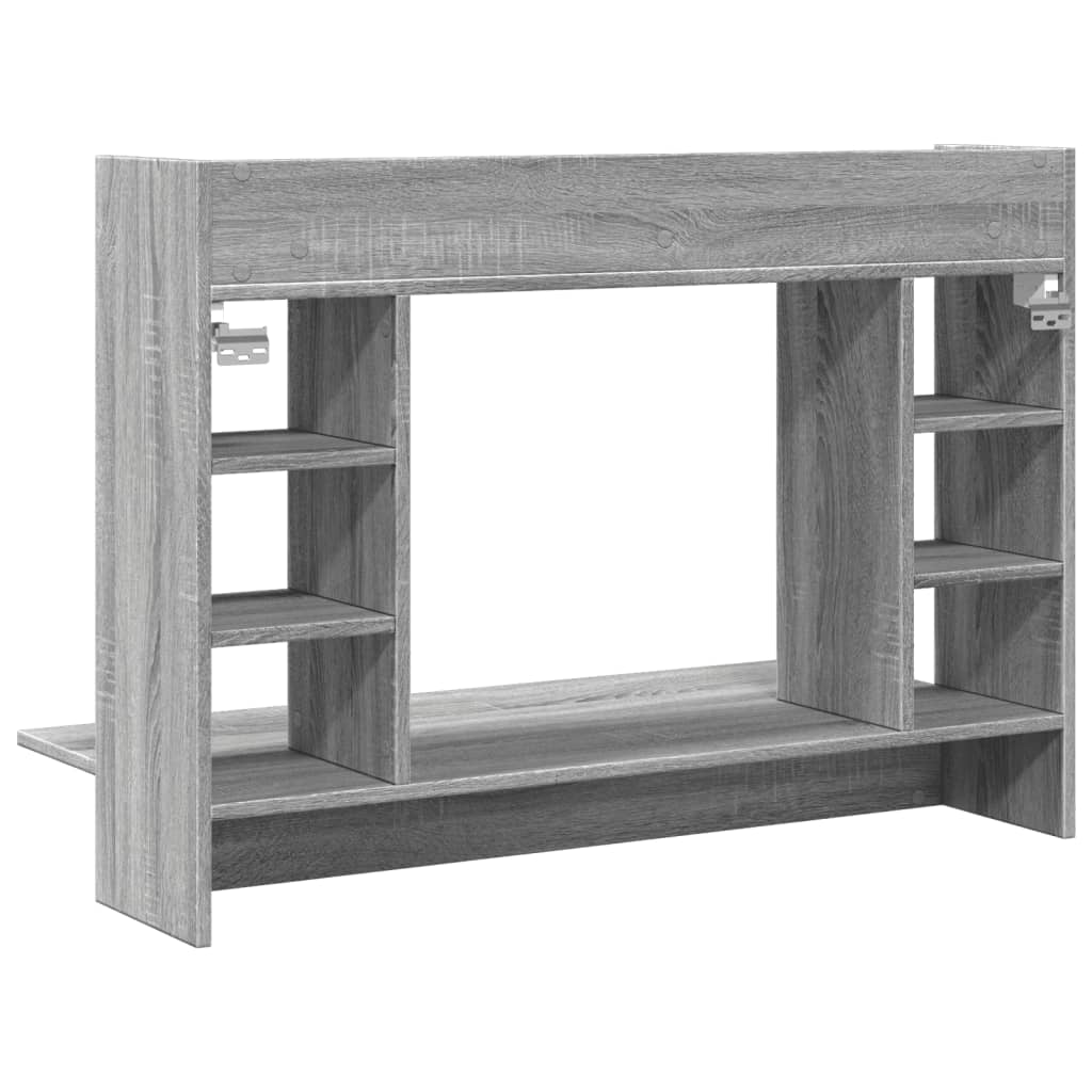 Væghængt Skrivebord 105X48X75 Cm Konstrueret Træ