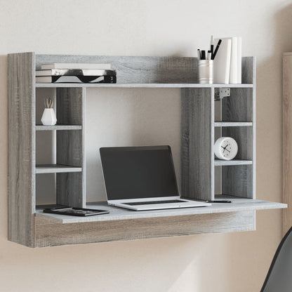 Væghængt Skrivebord 105X48X75 Cm Konstrueret Træ