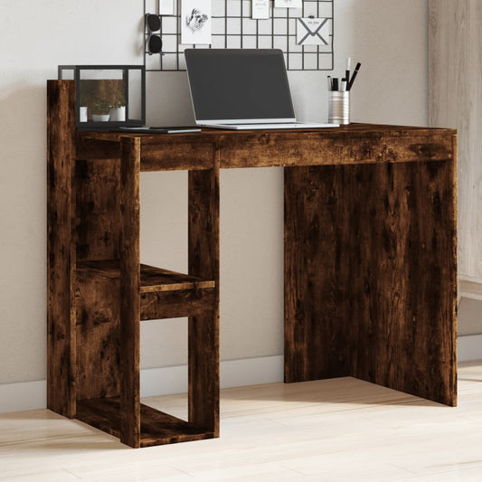 Skrivebord 103,5X56,5X94 Cm Konstrueret Træ Etræsfarve