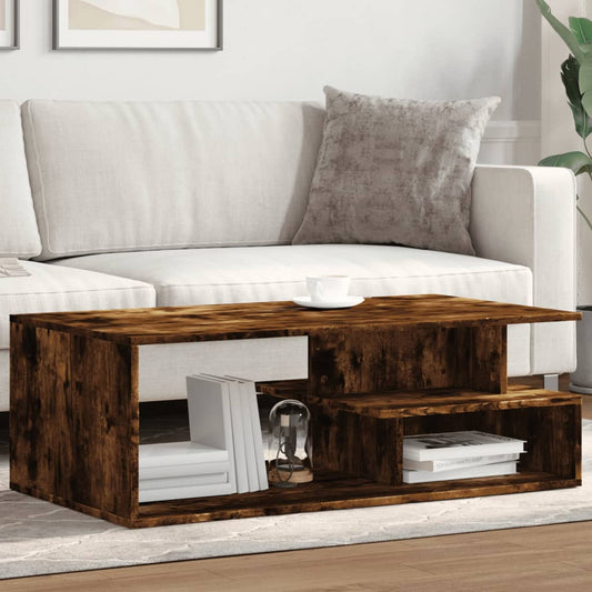 Sofabord 102X55X35 Cm Konstrueret Træ Etræsfarve