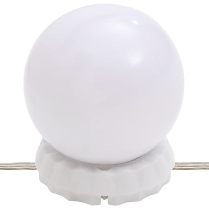 Makeupbord Med Led-Lys 80X41X134,5 Cm