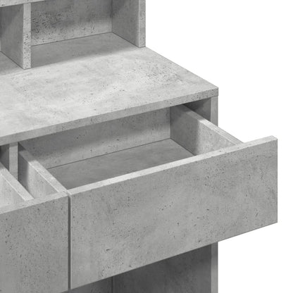 Makeupbord Med Led-Lys 80X41X134,5 Cm