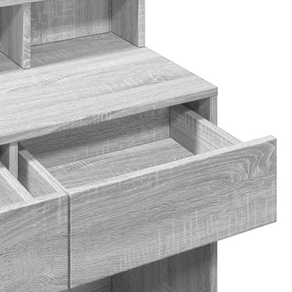 Makeupbord Med Led-Lys 80X41X134,5 Cm