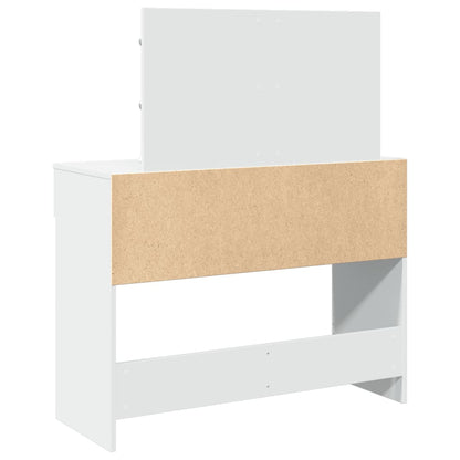 Makeupbord Med Led-Lys 100X40X120 Cm