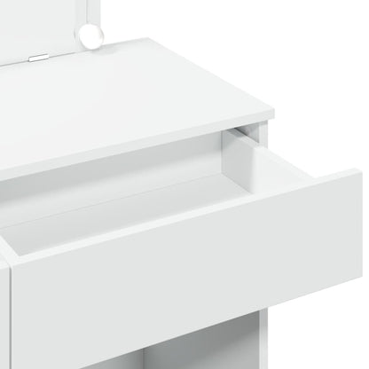 Makeupbord Med Led-Lys 100X40X120 Cm