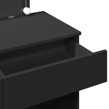 Makeupbord Med Led-Lys 100X40X120 Cm