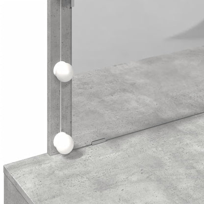 Makeupbord Med Led-Lys 100X40X120 Cm