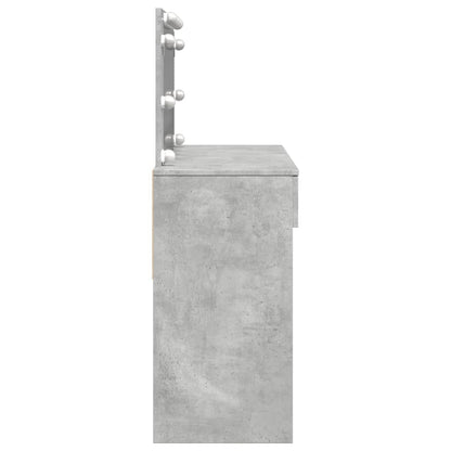 Makeupbord Med Led-Lys 100X40X120 Cm