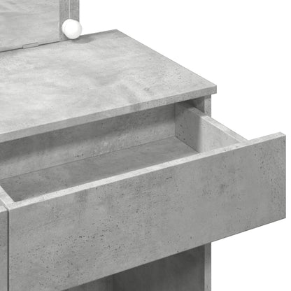 Makeupbord Med Led-Lys 100X40X120 Cm