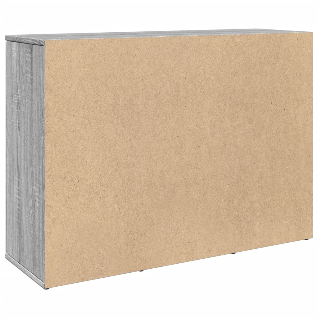 Skænk 90,5X29,5X65 Cm Konstrueret Træ Grå Sonoma-Eg