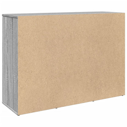 Skænk 90,5X29,5X65 Cm Konstrueret Træ Grå Sonoma-Eg