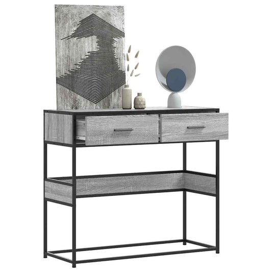 Konsolbord 90X35X80 Cm Konstrueret Træ