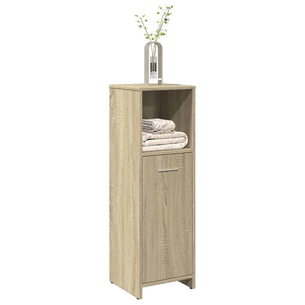 Badeværelsesskab 30x30x95 Cm Konstrueret Træ - Variant 849601