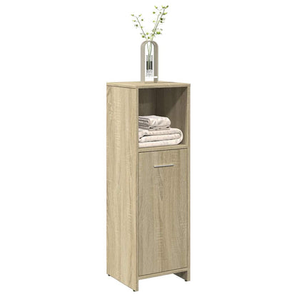 Badeværelsesskab 30x30x95 Cm Konstrueret Træ - Variant 849601