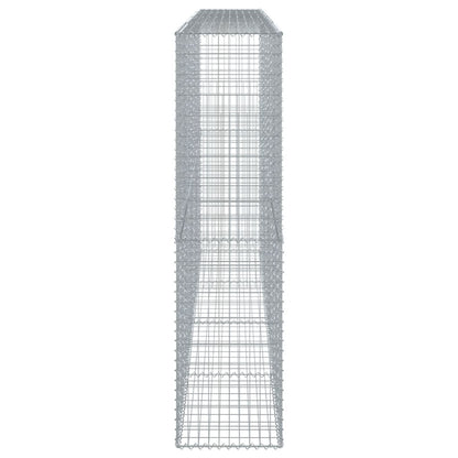Gabionkurv Med Cover 400x50x200 Cm Galvaniseret Jern - Billede 4