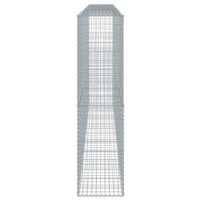 Gabionkurv Med Cover 500x50x200 Cm Galvaniseret Jern - Billede 4