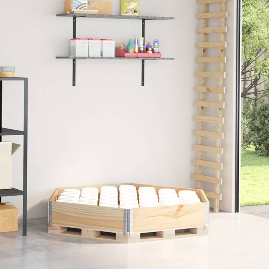 Højbed Massivt Fyrretræ Sekskantet