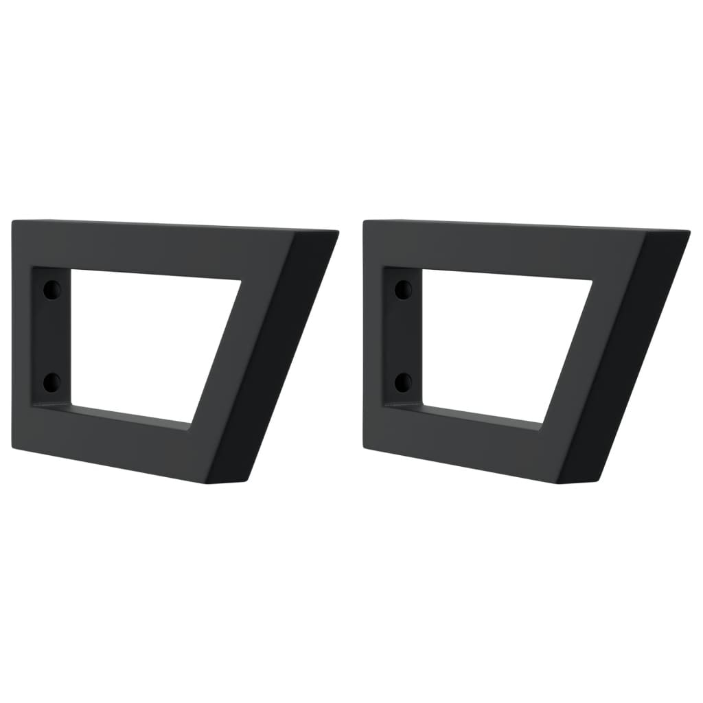 Badeværelseshylde Stål Og Massivt Egetræ Lysebrun Og Sort