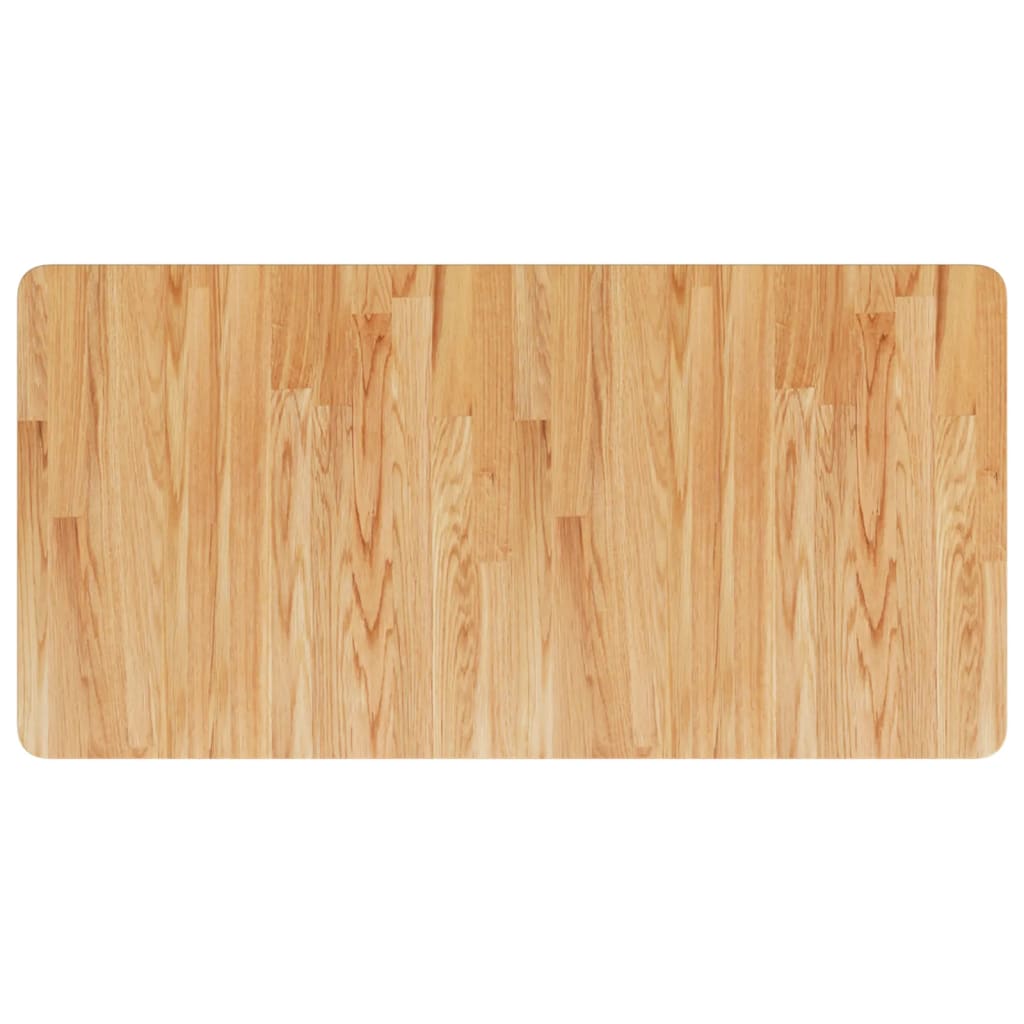 Badeværelseshylde Stål Og Massivt Egetræ Lysebrun Og Hvid