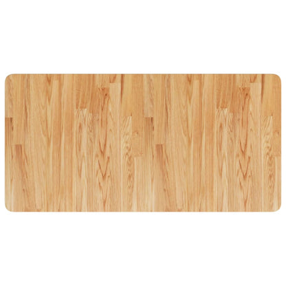 Badeværelseshylde Stål Og Massivt Egetræ Lysebrun Og Hvid