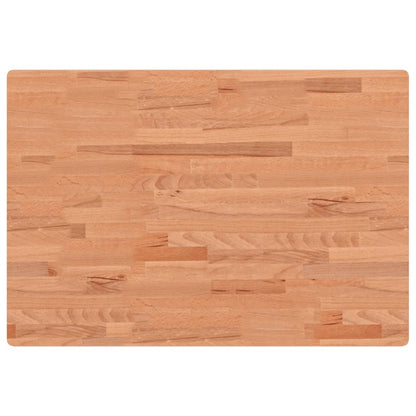 Badeværelseshylde Stål Og Massivt Bøgetræ Sort