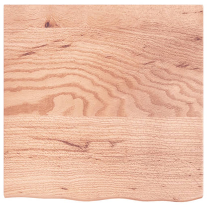 Badeværelseshylde Stål Og Massivt Egetræ Lysebrun Og Sort