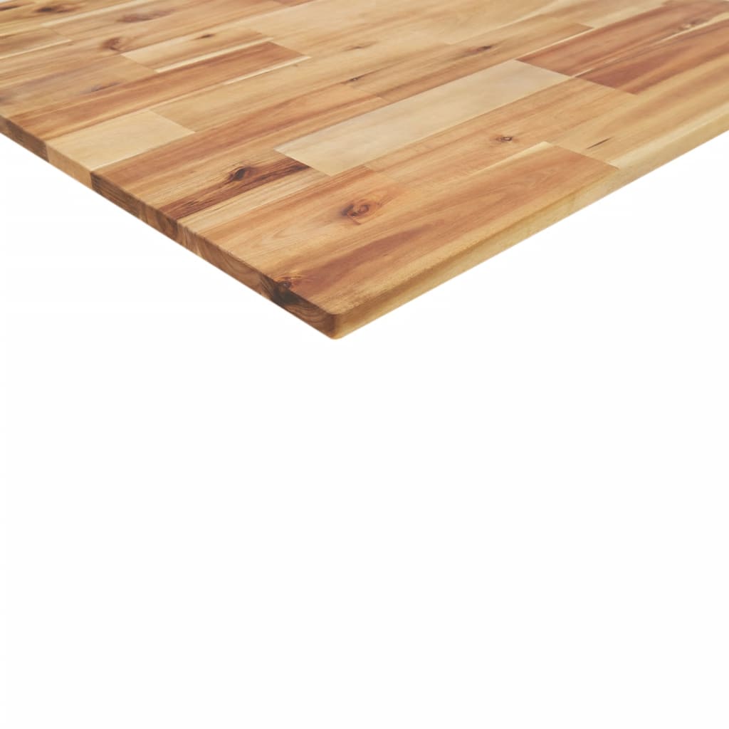 Væghængt Badeværelseshylde Stål Og Massivt Akacietræ - Billede 10
