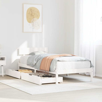Sengeramme Uden Madras Massivt Fyrretræ - Variant 3301501