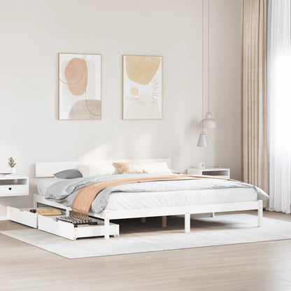 Sengeramme Uden Madras Massivt Fyrretræ - Variant 3301521