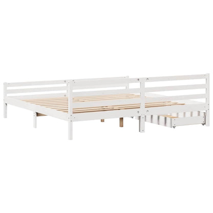 Sengeramme Uden Madras Massivt Fyrretræ