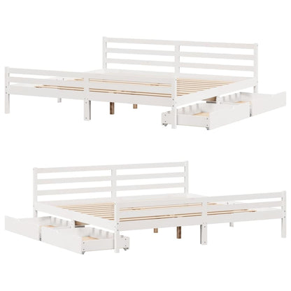 Sengeramme Uden Madras Massivt Fyrretræ