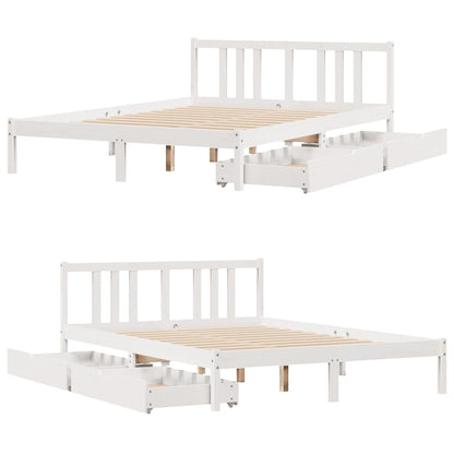 Sengeramme Uden Madras Massivt Fyrretræ