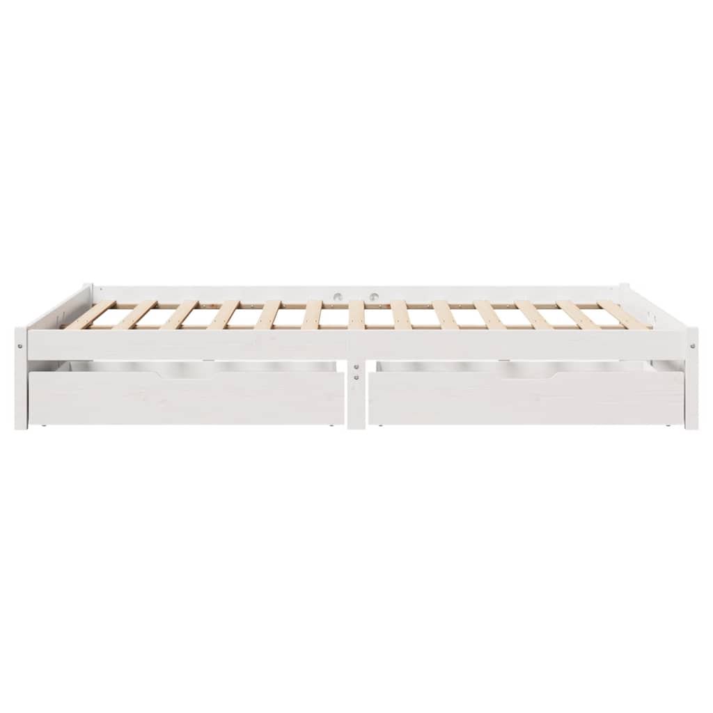 Sengeramme Uden Madras Massivt Fyrretræ