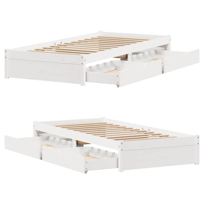 Sengeramme Uden Madras Massivt Fyrretræ