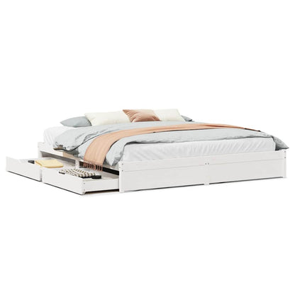 Sengeramme Uden Madras Massivt Fyrretræ