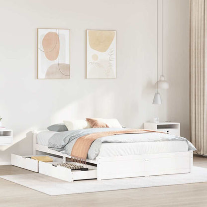 Sengeramme Uden Madras Massivt Fyrretræ