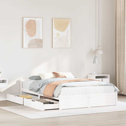 Sengeramme Uden Madras Massivt Fyrretræ