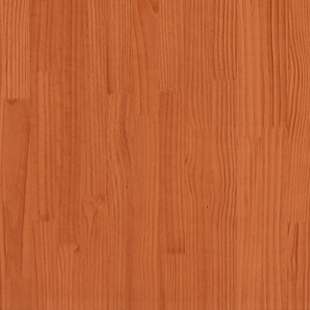 Sengeramme Uden Madras 160x200 Cm Massivt Fyrretræ Gyldenbrun - Billede 11