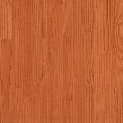 Sengeramme Uden Madras 160x200 Cm Massivt Fyrretræ Gyldenbrun - Billede 11