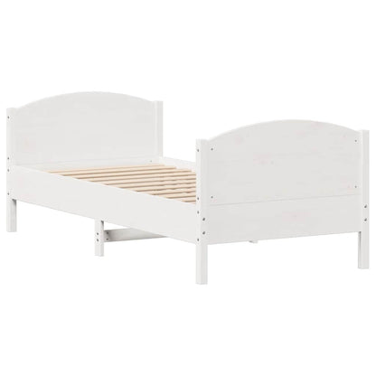 Sengeramme Uden Madras 90x190 Cm Massivt Fyrretræ - Billede 8