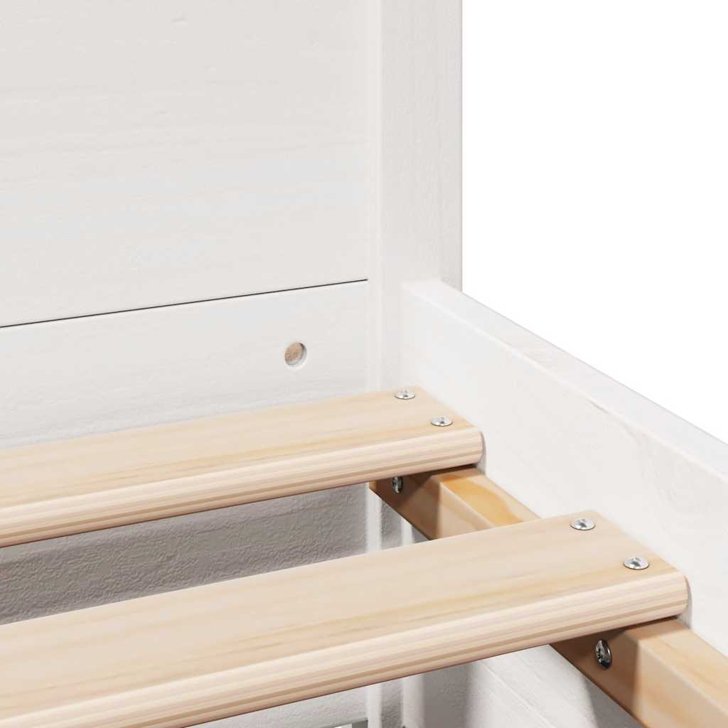 Sengeramme Uden Madras 90x190 Cm Massivt Fyrretræ - Billede 10