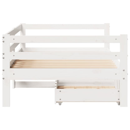 Daybed med Skuffer 90x200 Cm Massivt Fyrretræ - billede 7